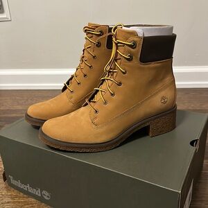 Timberland Brinda Boots Wheat Nubuck Size 8